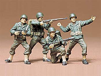 [Used] (Unused/Unopened) Tamiya 1/35 Military Miniature Series No.13 American Army Infantry Plastic Model 35013