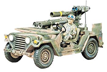 [Used] (Unused/Unopened) Tamiya 1/35 Military Miniature Series No.125 American Army M151A2 Plastic model equipped with Tumi Sile Launcher 35125