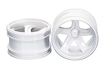 [Used] (Unused / Unopened) Tamiya Hop-Up Options No.1676 Op.1676 GF-01 5 Spoke Wheels (White) 54676