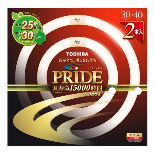 [New] Toshiba Mello Z PRIDE (Pride) Creation "Carrine" 30 type +40 Clear bulb color (3 wavelength bulb color type) 2 pieces FCL30-40ELC-PDL2PN