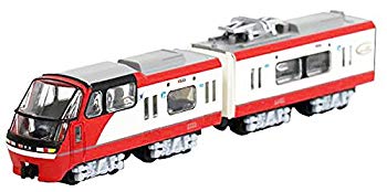 [Used] Popondetta B Train Short Tea Nagoya Railway 1200 Series New Painting Special Car (Top+2 -car) Colored plastic model