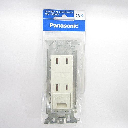 [New] Panasonic (Panasonic)? Double outlet with full color ground/P WN1532KP [Genuine package]