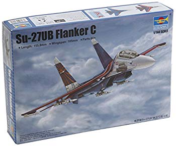 [Used] Trumpetter 1/144 SU-27UB Flanker C plastic model