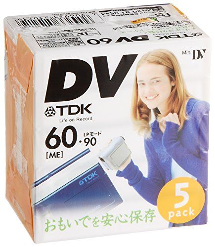 [New] TDK minidv cassette 60 minutes record 5 packs [DVM60BUX5A]