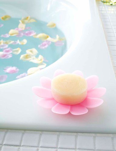 [New] Yamazaki Business Soap Tray Flower Pink 7062