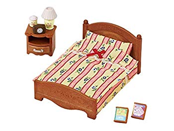 [Used] (Unused / Unopened) Sylvanian Family Furniture Semi-Double Bedka-512