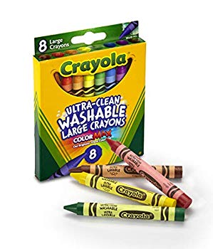[Used] (Unused / Unopened) Large crayon 8 color 523280 Genuine