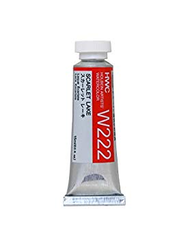 【中古】(未使用･未開封品)　ホルベイン  透明水彩絵具 スカーレットレーキ W222 15ml(5号)