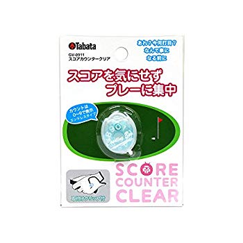 [Used] (Unused / Unopened) TABATA (Tabata) Golf Score Counter Golf Round Supplies Score Counter Clear GV0911 SBL Blue