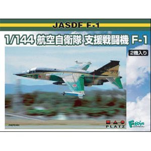 【中古】(未使用･未開封品)　プラッツ 1/144 航空自衛隊 F-1 2機セット プラモデル