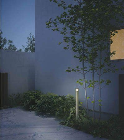 【新品】 コイズミ照明 スリムガーデンライトφ60/地上高400mm(意匠登録済)シルバーメタリック AU40163L