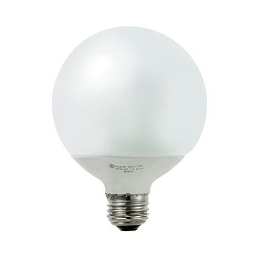 [New] ELPA Ball spherical fluorescent lamp 60W type E26 day light color EFG15ED/12-g061h