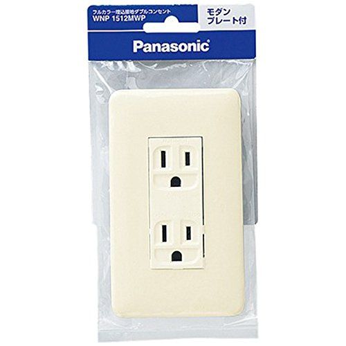 [New] Panasonic (Panasonic)? Full -colored ground with double outlet plate WNP1512MWP [Genuine package]