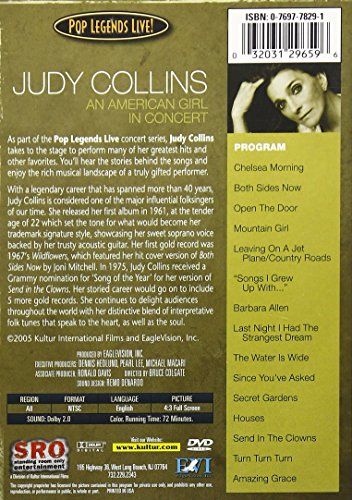 【新品】 Judy Collins - Pop Legends Live [DVD] [Import]