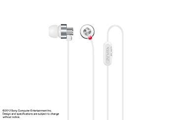 [used] (unused, unopened goods) PlayStation Vita inner ear Headset crystal white (PCH･ZHS1JYW)