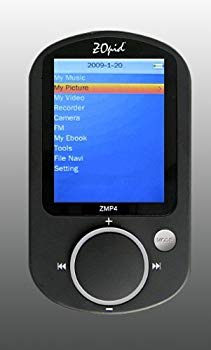 [Used] (Unused / Unopened) ZOPID HE-ZMP4 4GB 15-In-1 Portable Media Player with 2.4 INCH DISPLAY-Black by Zopid