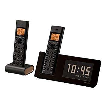 [Used] (Unused / Unopened) Sharp Digital Cordless Telephone Telephone With 1 Brown JD-4C1CW-T