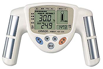 [Used] Omron body fat meter HBF-306-W White