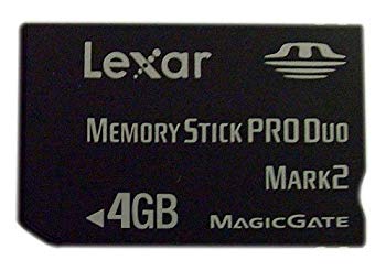 【中古】(未使用･未開封品)　LEXAR MEDIA Lexar メモリースティック PRO Duo 4GB MARK2 PlatinumII