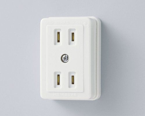 [New] ELPA square double outlet A-51H