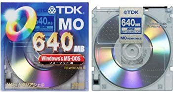 [Used] (Unused / Unopened) TDK MO Disk 640MB Windows Format [MO-R640DA]