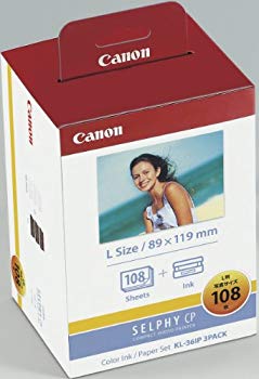 [Used] (Unused / Unopened) CANON Color Ink / Paper Set Genuine KL-36IP 3Pack / KL? 36IP3PACK