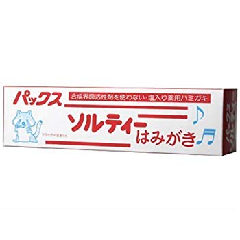 【中古】(未使用･未開封品)　パックスソルティーはみがき 80g (塩歯磨き粉)