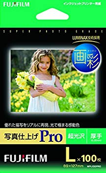 [Used] (Unused / Unopened) FUJIFILM Photo Paper Picture Picture Super glossy thick L 100 sheets WPL100PRO