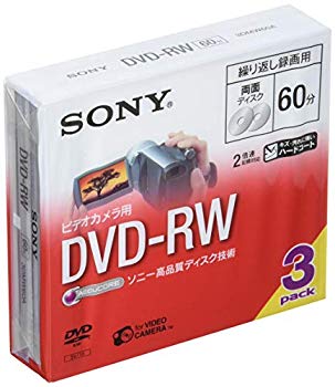 [Used] (Unused / Unopened) DVD-RW (8cm) 3DMW60A for Sony video cameras