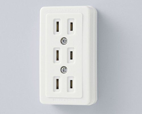 [New] ELPA square triple outlet A-52H