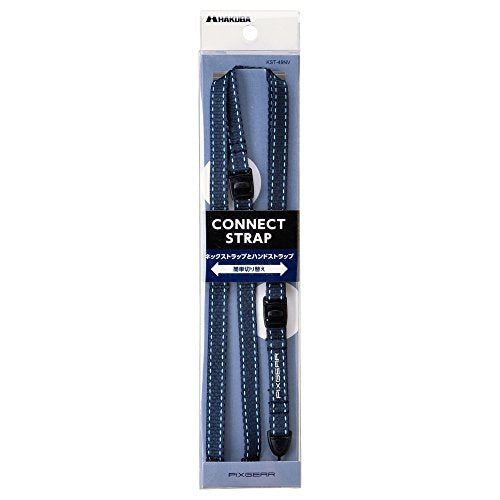 [New] HAKUBA Neck Strap Pixgear Connect Strap Navy Compact Line/Border Blue KST-49NV