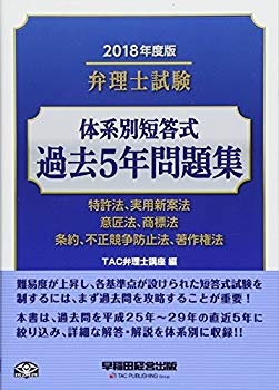 [Used] (Unused / Unopened) Short -answer type by patent attorney test system