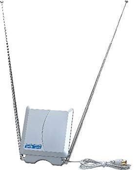 【中古】(未使用･未開封品)　YAGI 室内アンテナ シルバー DIA100