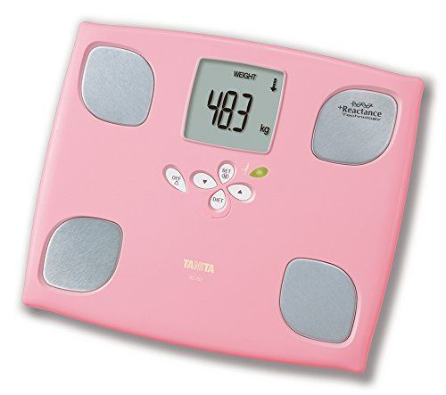 [New] TANITA [Equipped with a "riding pita function" that hits the person who rides perfectly] Body composition meter Sakura Pink BC-757-LP