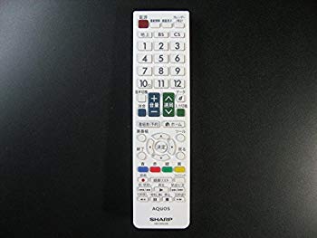 [Used] Sharp TV remote control GB129WJSB (white)