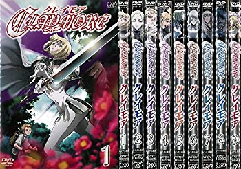 [Used] Claymore Cray More 1-9 (9 pieces in total) (All volume set DVD) ｜ Used DVD [Rental] [DVD]