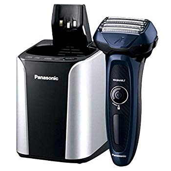 【中古】(未使用･未開封品)　パナソニック メンズシェーバー（青）Panasonic ラムダッシュ DRY/WASHABLE【5枚刃】 ES-LV76 の限定モデル ES-CLV76-A