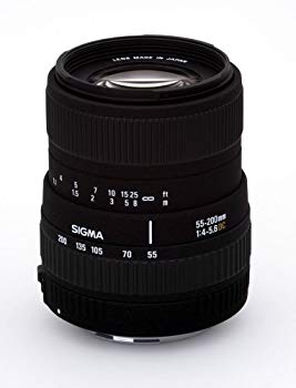 [Used] (Unused / Unopened) Sigma 55-200mm F4-5.6 For Sony for DC digital