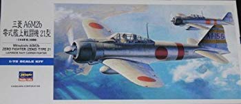 【中古】(未使用･未開封品)　ハセガワ 1/72 三菱 A6M2 零式艦上戦闘機 21型 