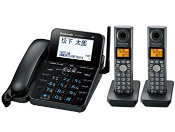 【中古】(未使用･未開封品)　パナソニック RU・RU・RU デジタルコードレス電話機 子機2台付き ブラック VE-GP34DW-K