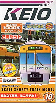 【中古】(未使用･未開封品)　▽【Bトレインショーティー】京王電鉄1000系°(オレンジベージュ)2両セット(10)【初回限定】BANDAIバンダイ101004