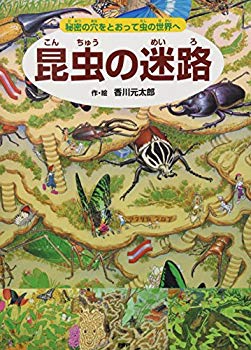 【中古】(未使用･未開封品)　昆虫の迷路 秘密の穴をとおって虫の世界へ