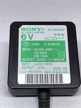 [Used] (Unused / Unopened) [Parts] Sony genuine AC adapter AC-ES608K3 (6V for headphones) compatible models: MDR-DS7500