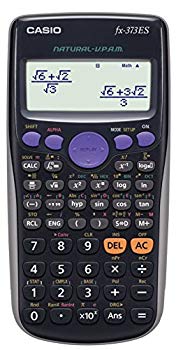 [Used] (Unused / Unopened) Casio Mutual Calculator Natural Natural Launch 286 Function 10 digits FX-373ES-N Black