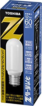 [Used] (Unused/Unopened) Toshiba Light bulb -type fluorescent lamp "Neo Ball Z" Light bulb 60 wattype T Type Type Lunch Light color EFT15ED/12 Big Diameter 26mm