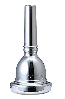 [Used] (Unused / Unopened) Back Trombone Mouth Piece 17D Silver Plating Finish (for thin tube)