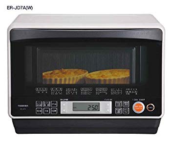 [Used] (Unused / Unopened) TOSHIBA stone kiln dome oven range 26L grayish white ER-JD7A (W) ER-JD7A (W)