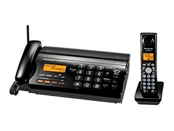 【中古】(未使用･未開封品)　パナソニック おたっくす デジタルコードレスFAX 子機1台付き ブラック KX-PW308DL-K