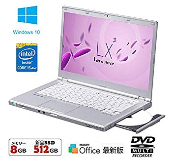 [Used] (Unused / Unopened) [Large-capacity new SSD installation] ★High -performance 4th generation Core i5 1.9GHz / 8GB Memory / SSD 512GB / 14 inch / WiFi / DV