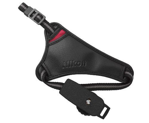 [New] Nikon Hand Strap SLR Simple Black HSBK